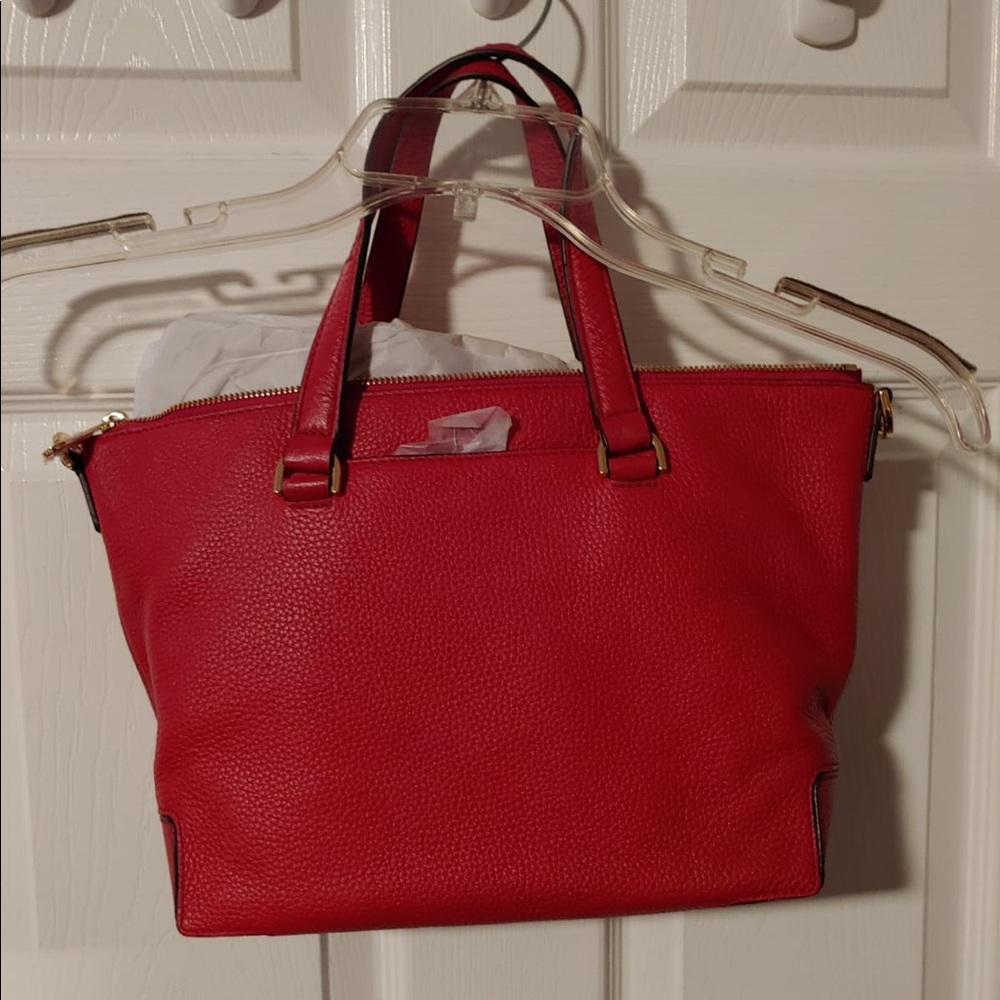 Red Michael Kors Satchel bag